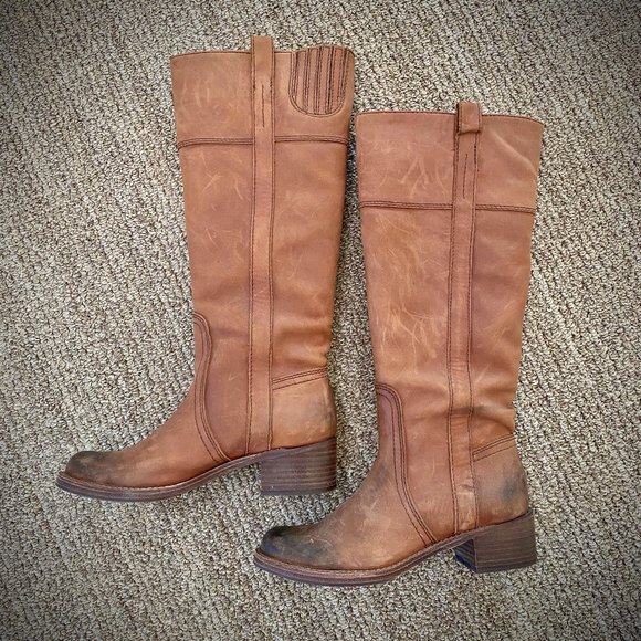 Halogen Tall Distressed Leather Riding Boot - Like New! - Picture 6 of 14